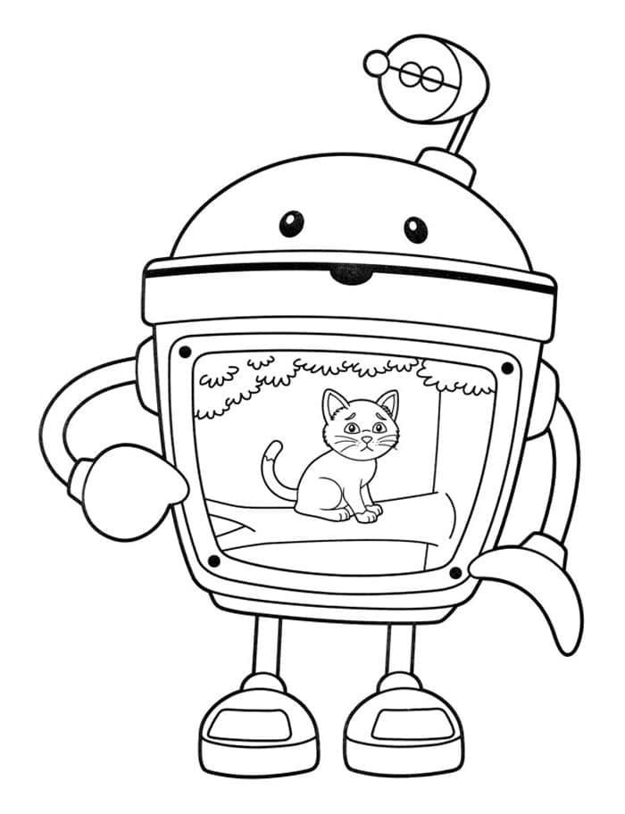 Coloriage Un Bot mignon d’Umizoomi à imprimer