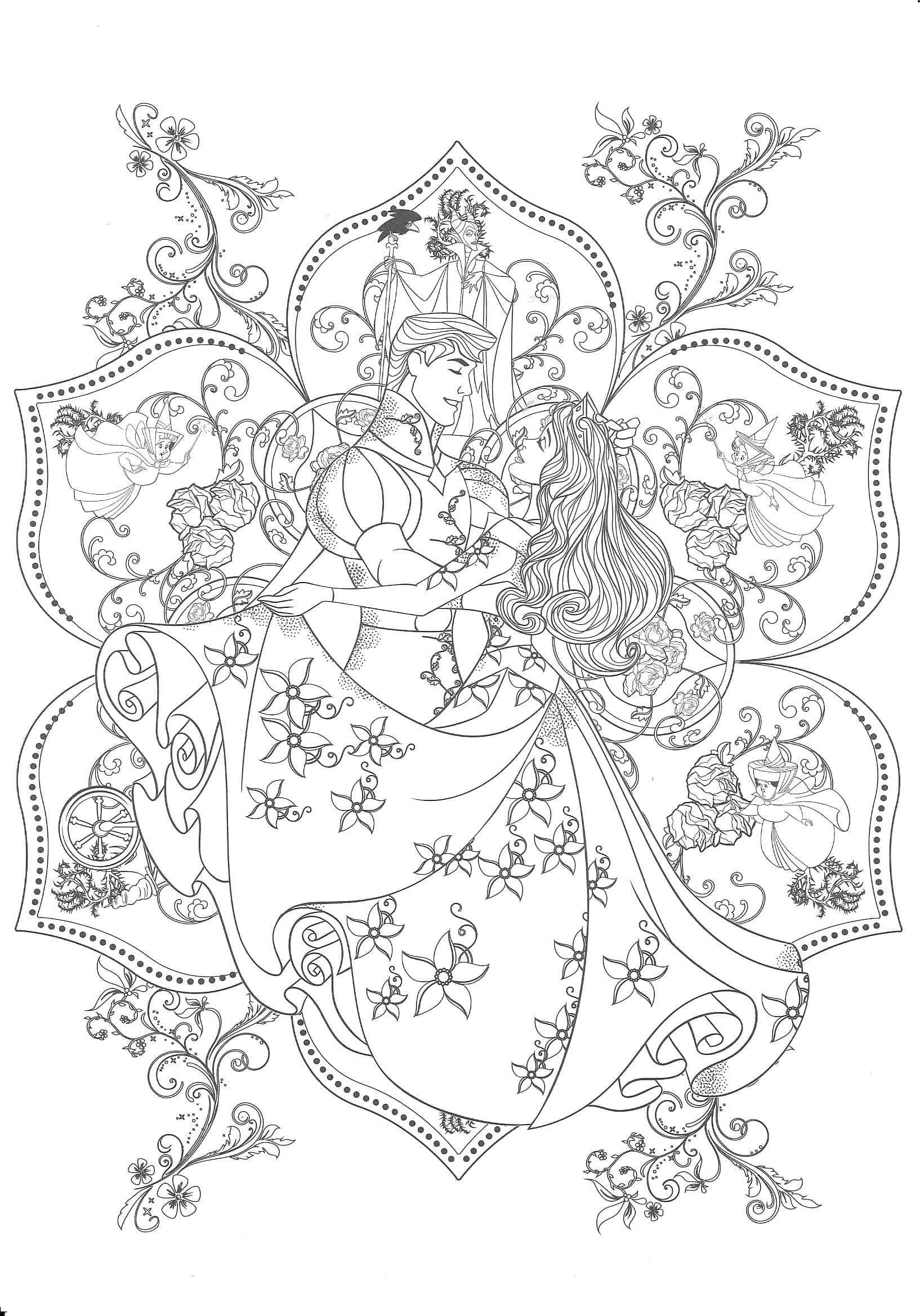 Coloriage Dessin Disney Adulte chez les enfants