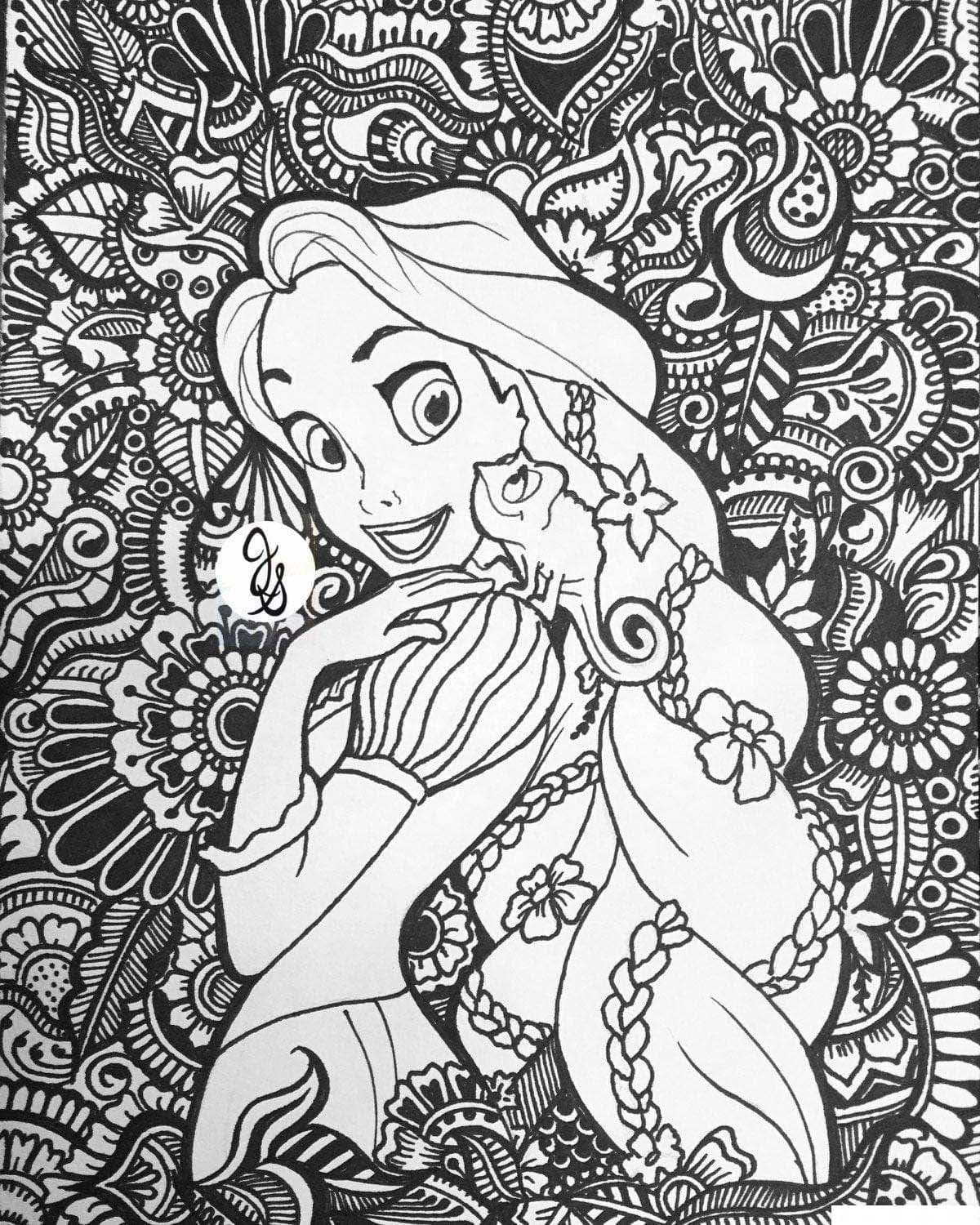 Coloriage Disney Adulte à imprimer