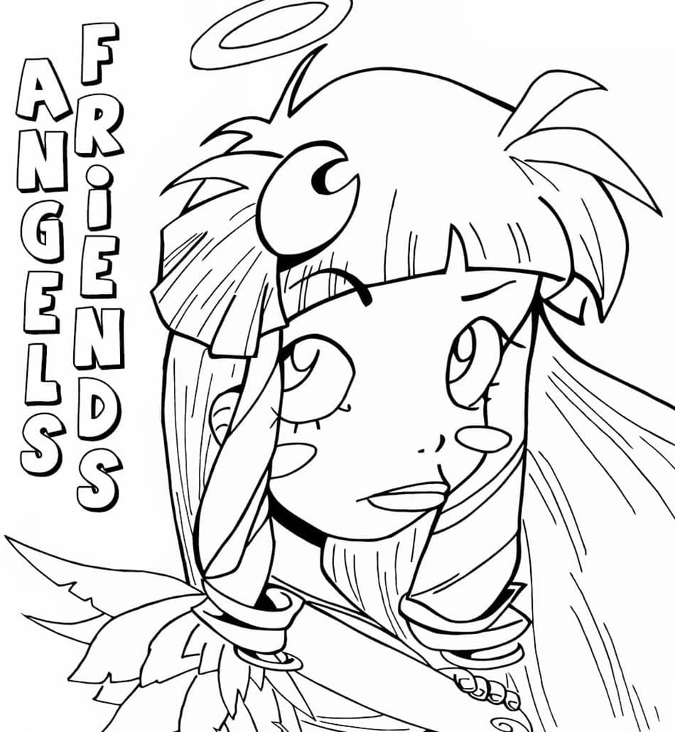 Coloriage Dessiner Angels Friends – Page 13 à imprimer