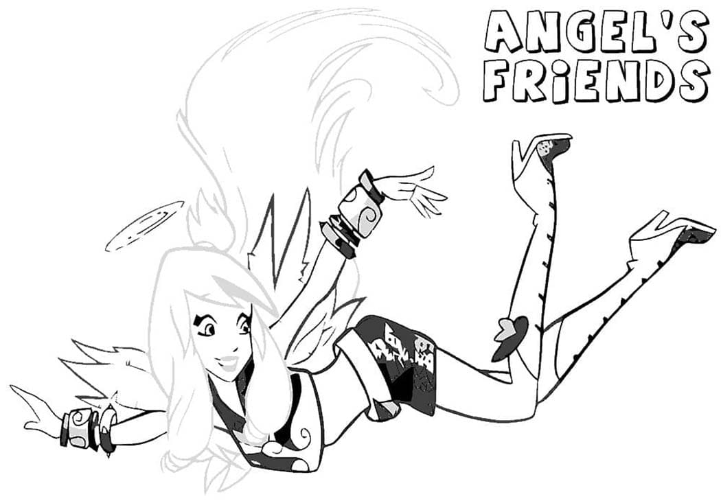 Coloriage Dessiner Angels Friends - Page 15