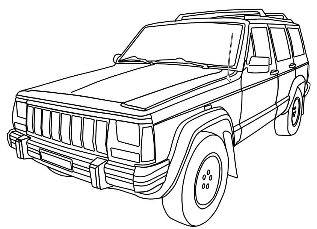 Coloriage Dessiner Automobile 4x4