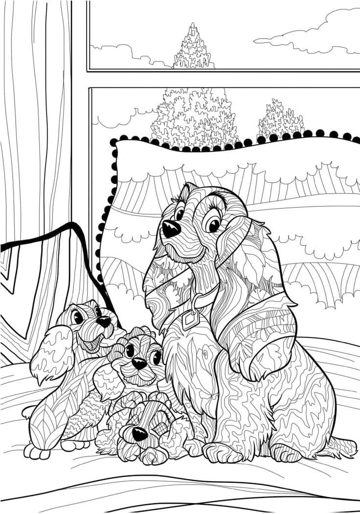 Coloriage Dessiner Disney Adulte chez les enfants