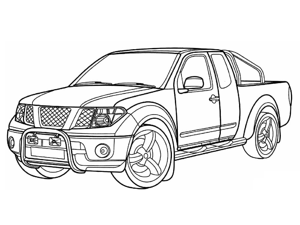 Coloriage Dessiner Nissan 4x4