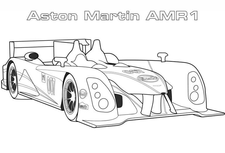 Coloriage Formule 1 - Page 12