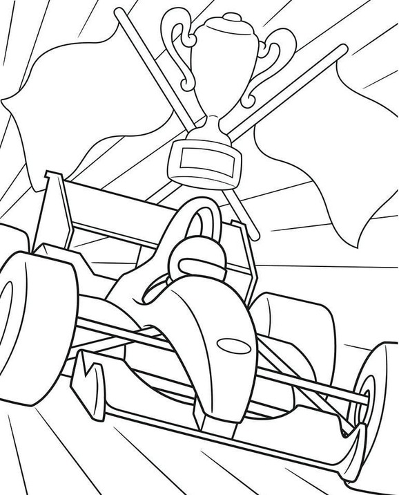 Coloriage Formule 1 – Page 13 à imprimer