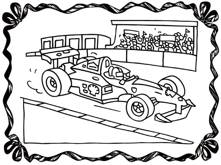 Coloriage Formule 1 – Page 15 à imprimer