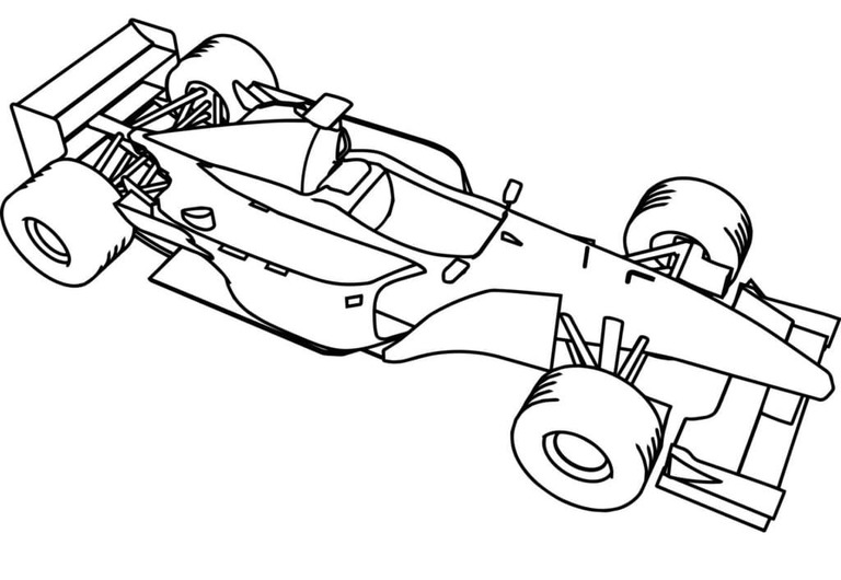 Coloriage Formule 1 - Page 16