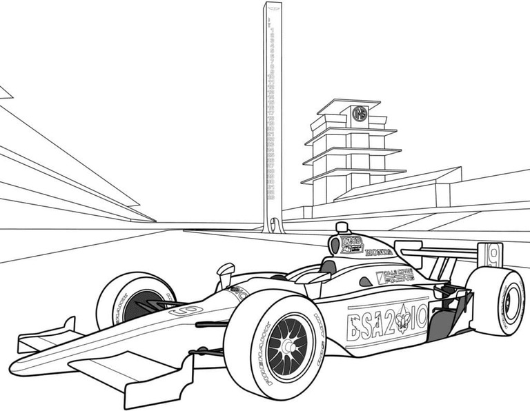 Coloriage Formule 1 – Page 17 à imprimer