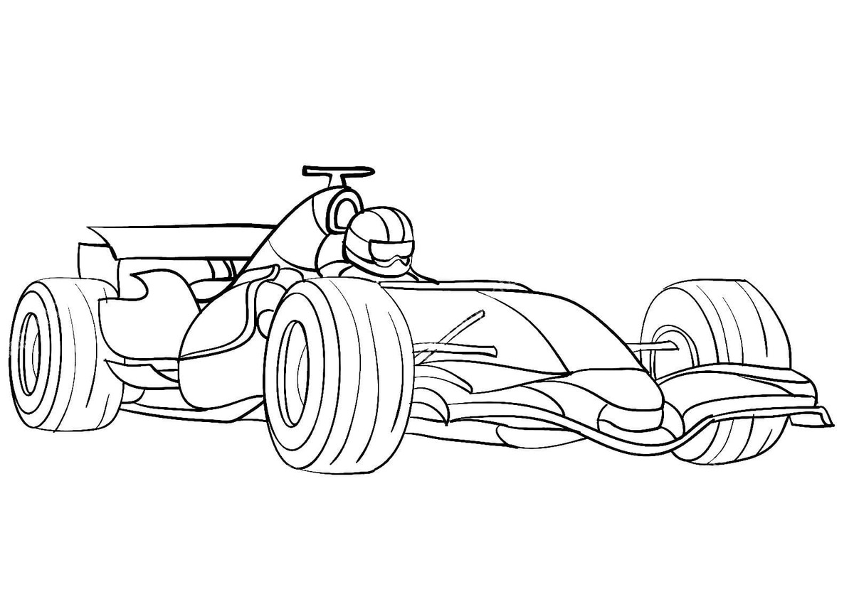 Coloriage Formule 1 – Page 19 à imprimer