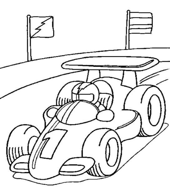 Coloriage Formule 1 – Page 20 à imprimer