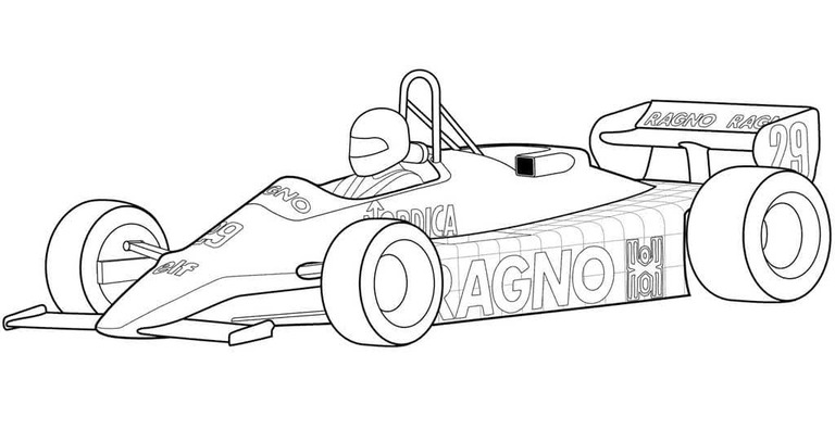 Coloriage Formule 1 – Page 21 à imprimer