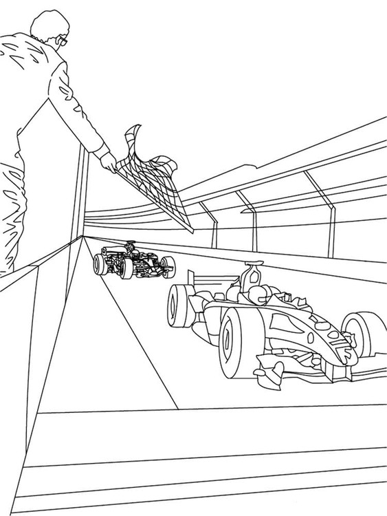 Coloriage Formule 1 – Page 23 à imprimer