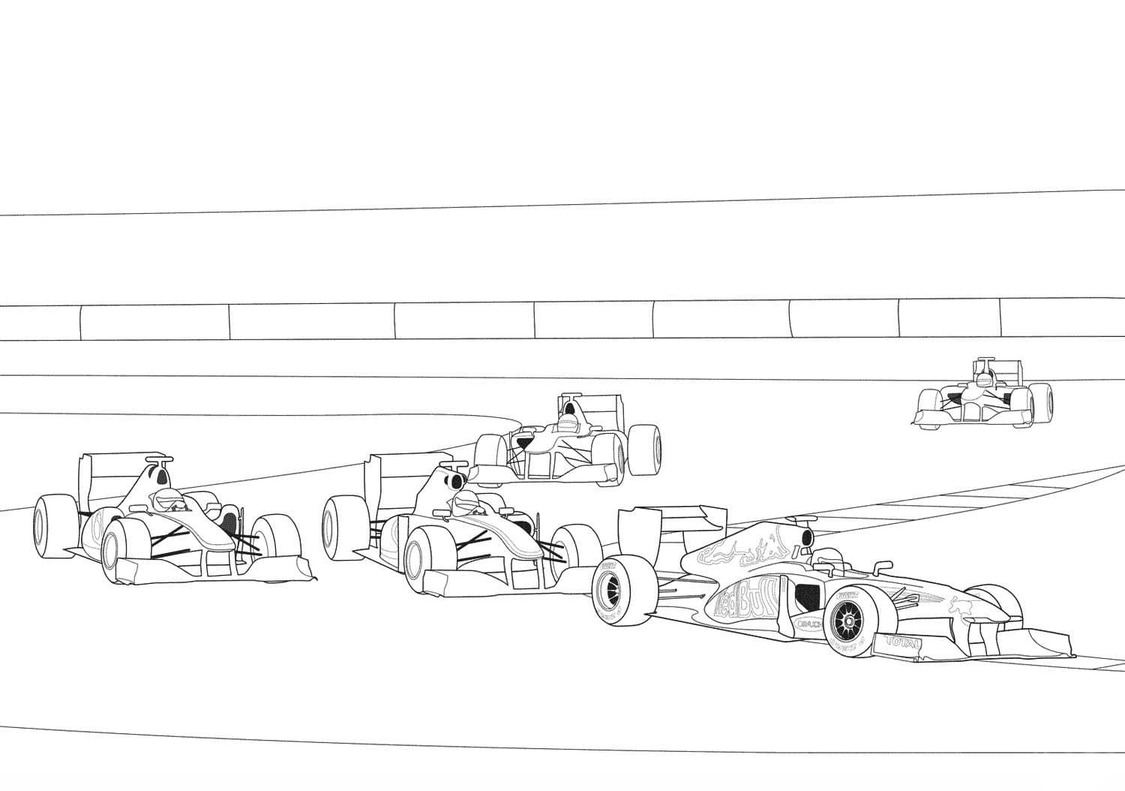 Coloriage Formule 1 - Page 26