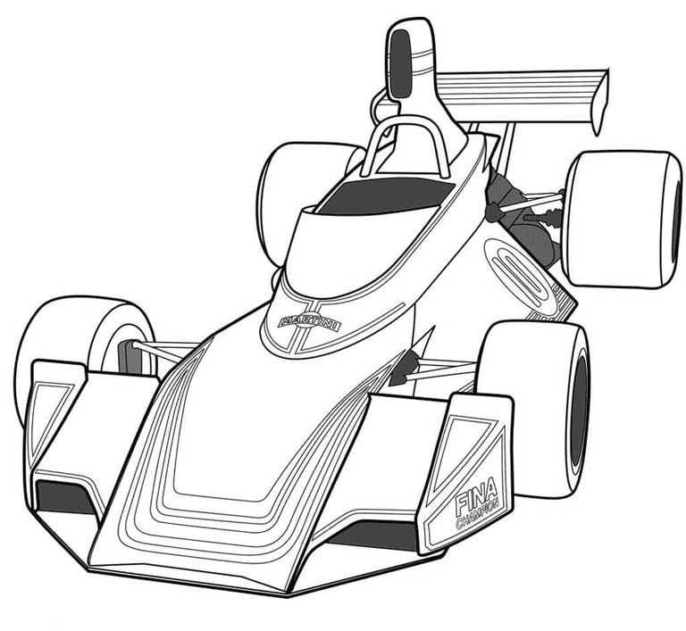 Coloriage Formule 1 – Page 27 à imprimer