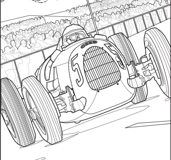 Coloriage Formule 1 - Page 29