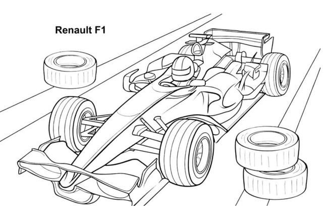 Coloriage Formule 1 – Page 31 à imprimer