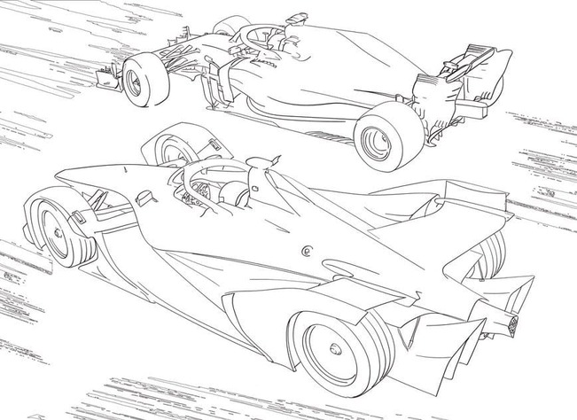 Coloriage Formule 1 – Page 33 à imprimer