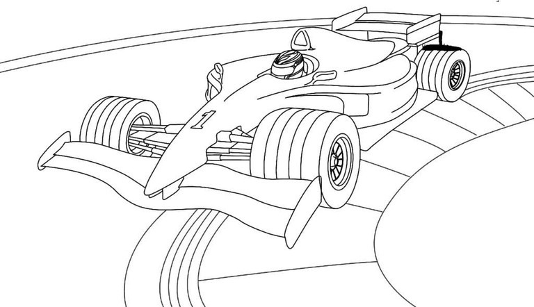 Coloriage Formule 1 – Page 36 à imprimer