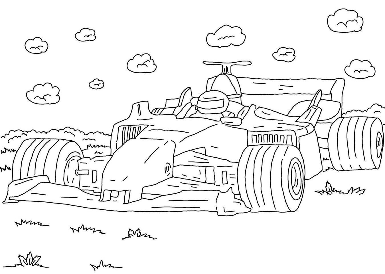 Coloriage Formule 1 – Page 6 à imprimer