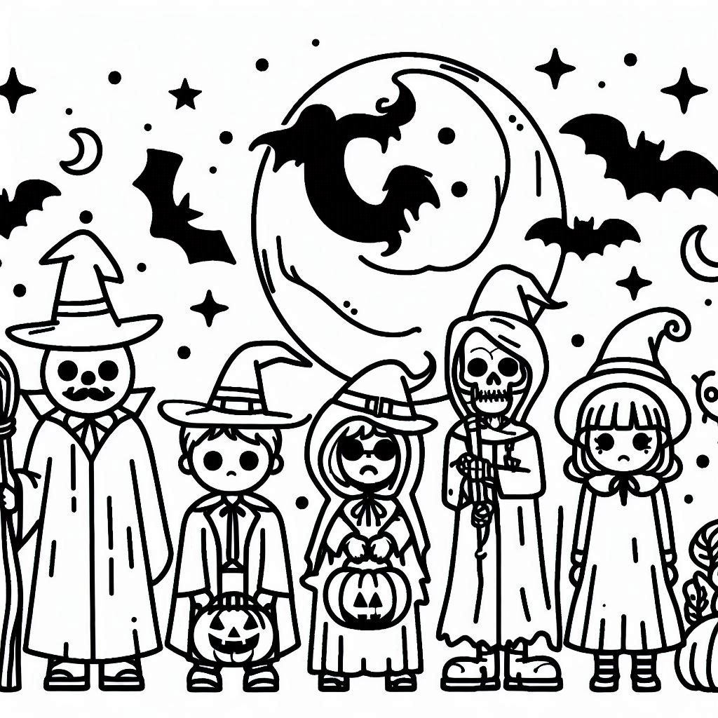 Coloriage Halloween Adultes Imprimables