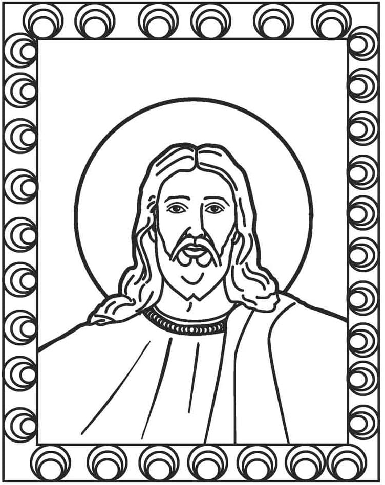 Coloriage Image de Jésus