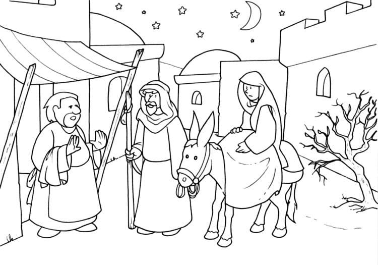 Coloriage Image Saint Joseph gratuite