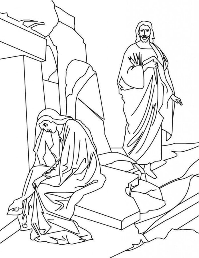 Coloriage Jésus Christ