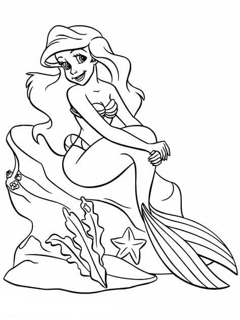 Coloriage Libérez la petite sirène