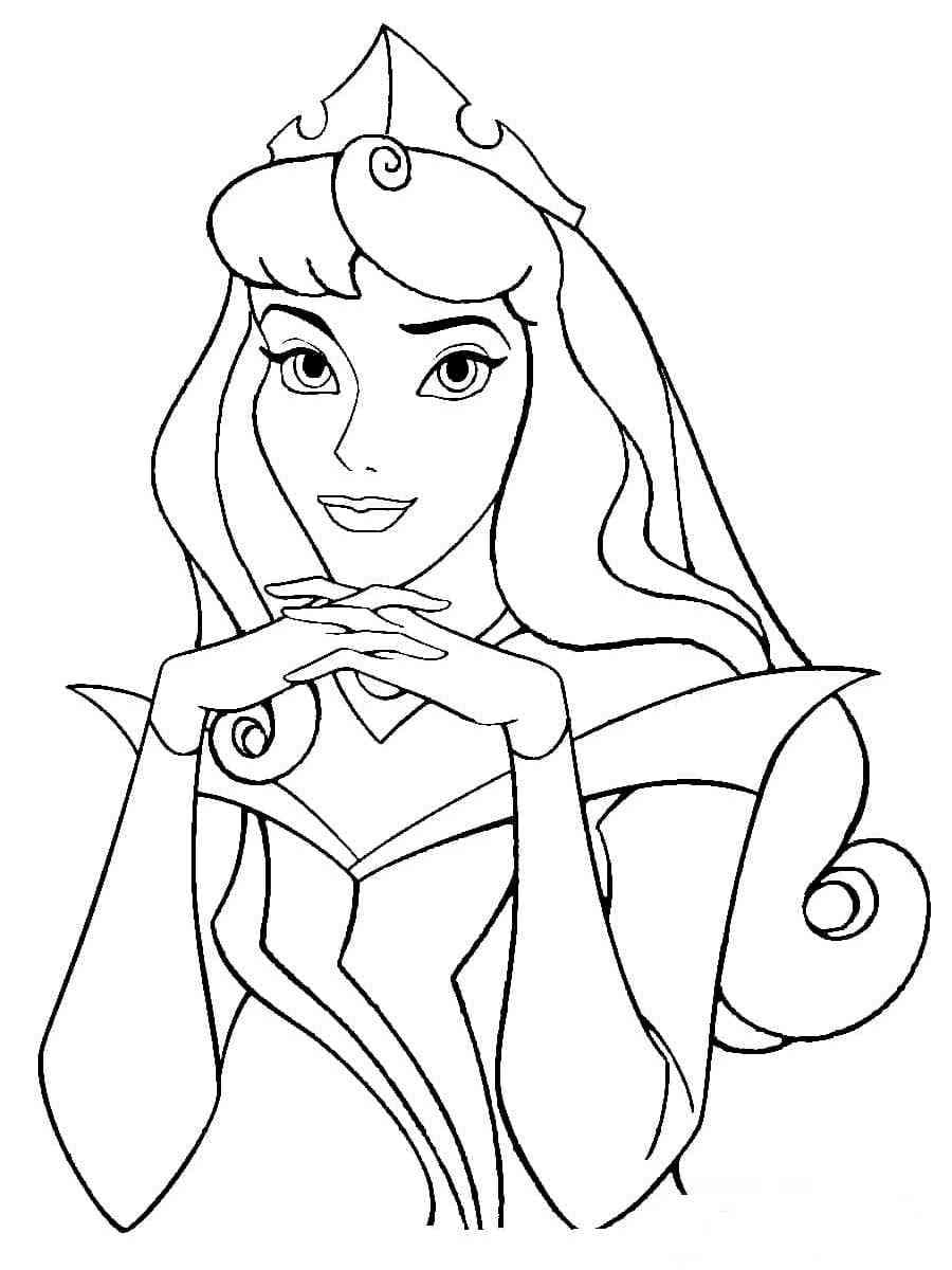 Coloriage Libérez la princesse Aurore à imprimer