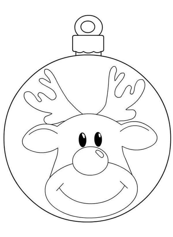 Coloriage Renne de Noël – Page 27 à imprimer