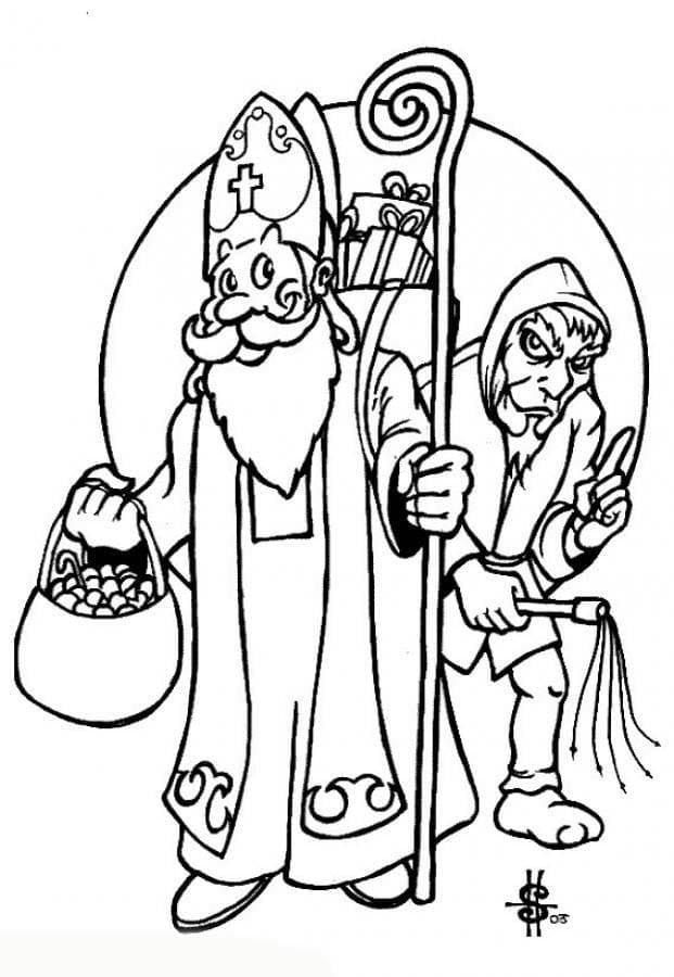 Coloriage Saint Nicolas - Page 11