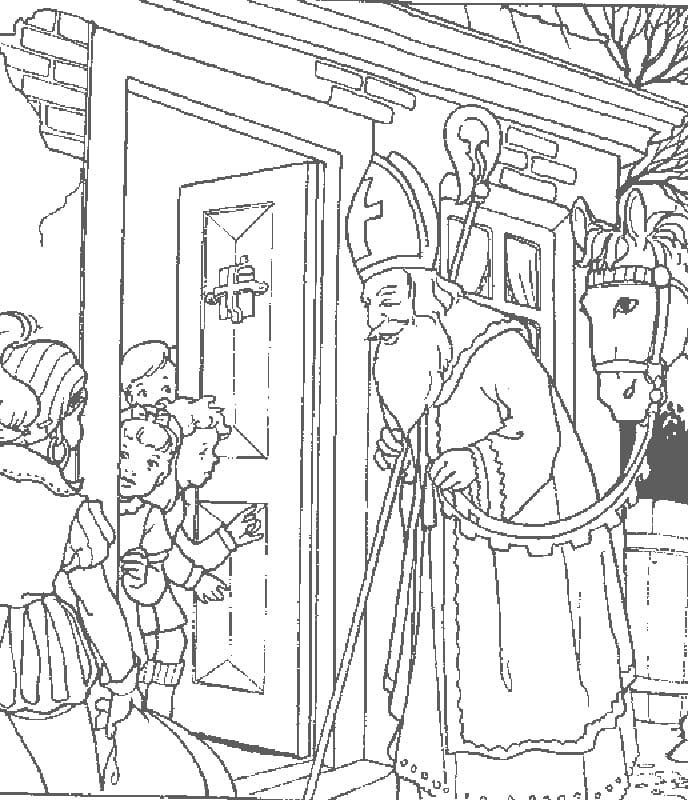 Coloriage Saint Nicolas - Page 3