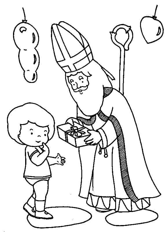 Coloriage Saint Nicolas - Page 4