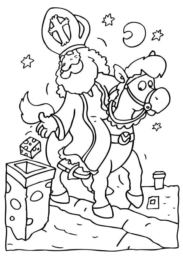 Coloriage Saint Nicolas - Page 5