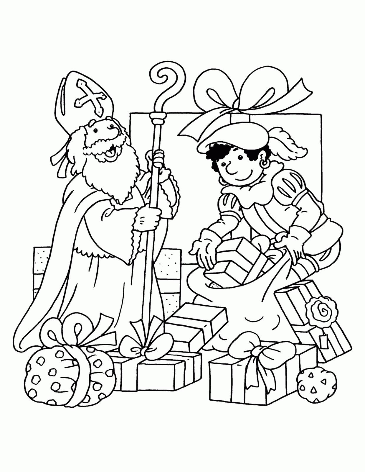 Coloriage Saint Nicolas - Page 6