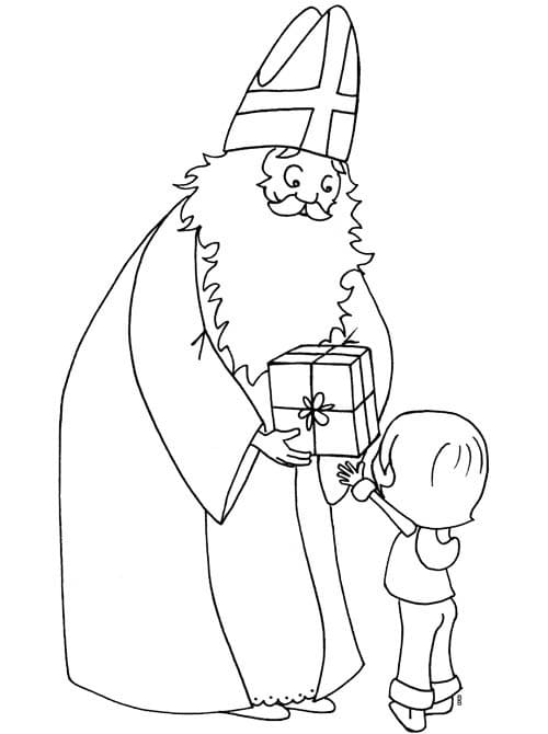 Coloriage Saint Nicolas - Page 8