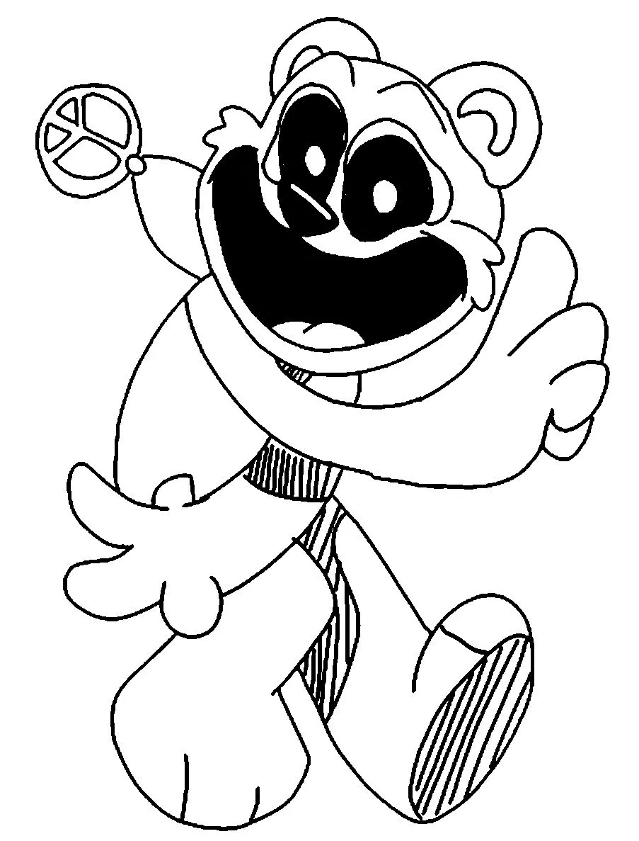 Coloriage Dessin des Smiling Critters 1