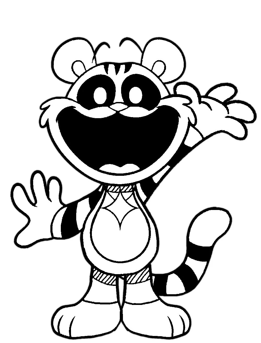 Coloriage Dessin des Smiling Critters 7