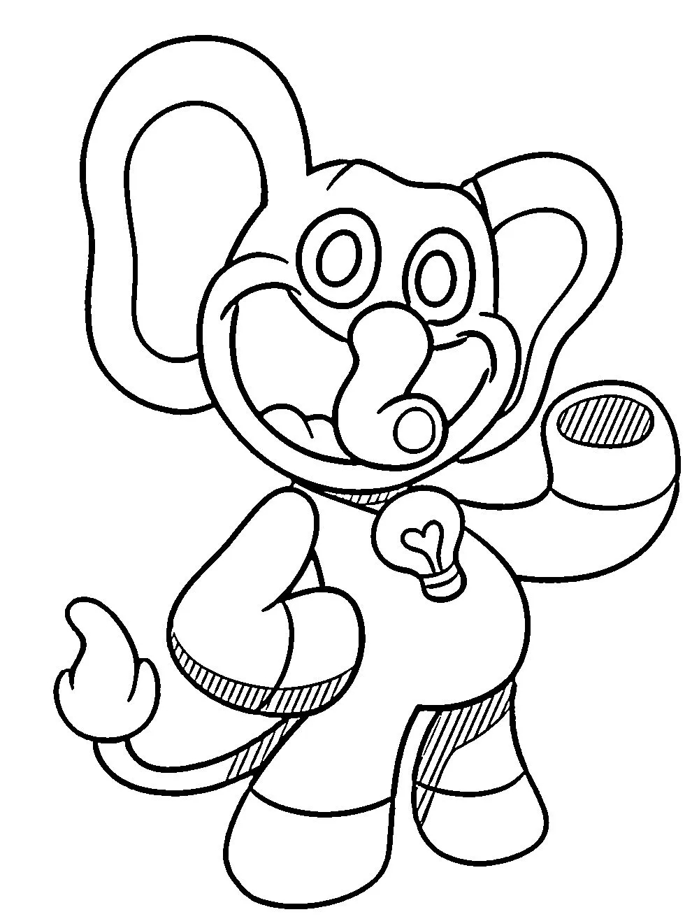 Coloriage Dessin des Smiling Critters 8