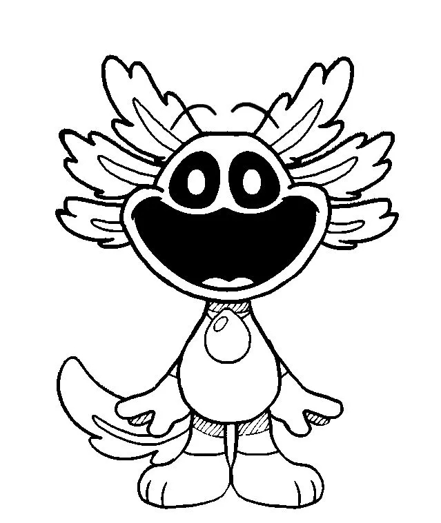 Coloriage Dessin Smiling Critters facile