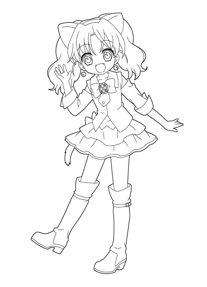 Coloriage Dessine adorable Jewelpet