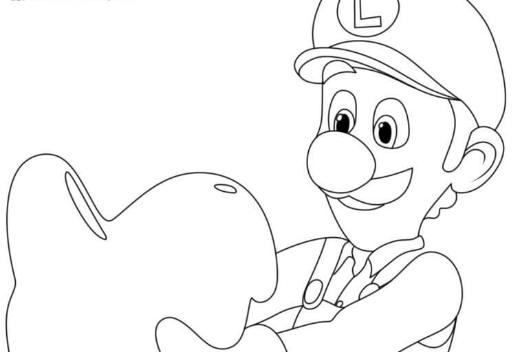 Coloriage Dessine Luigi et ses amis