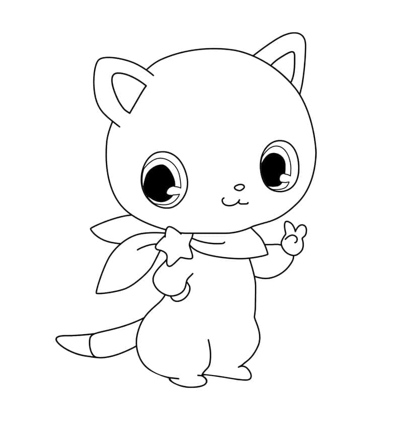 Coloriage Dessine Nix de Jewelpet