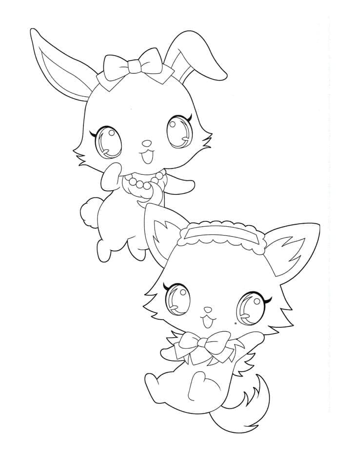 Coloriage Dessine un adorable Jewelpet