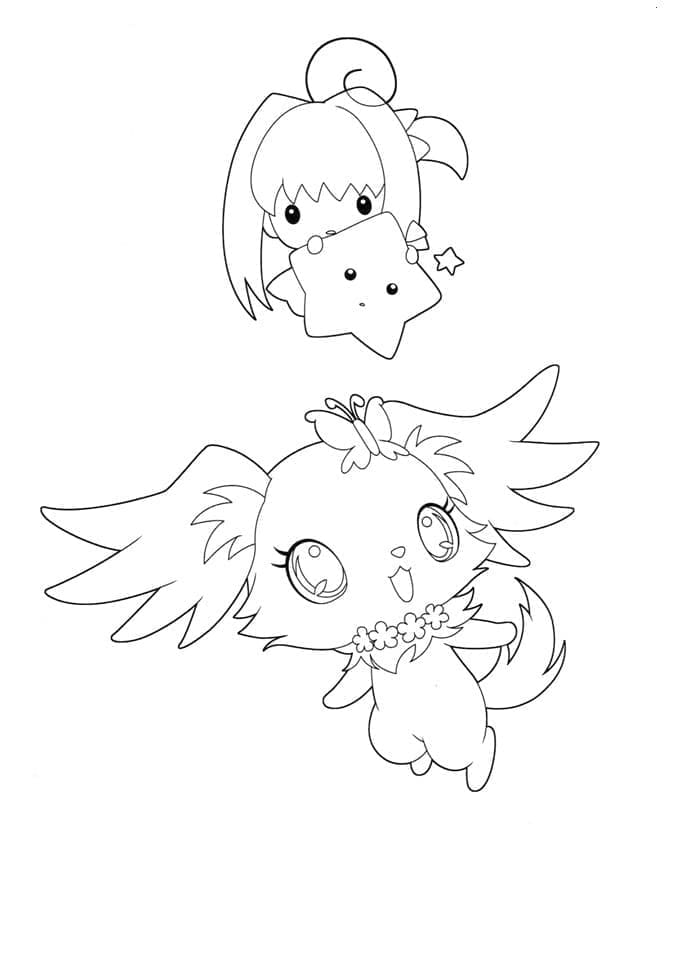 Coloriage Dessine un joli Jewelpet