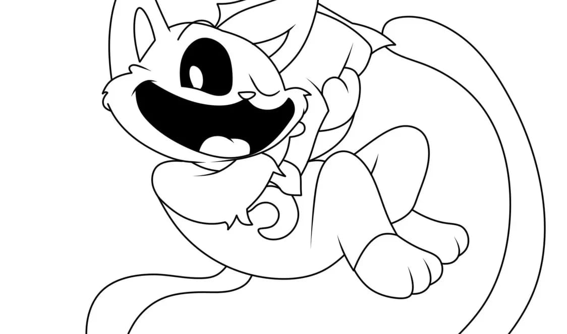 Coloriage Dessiner Catnap endormie