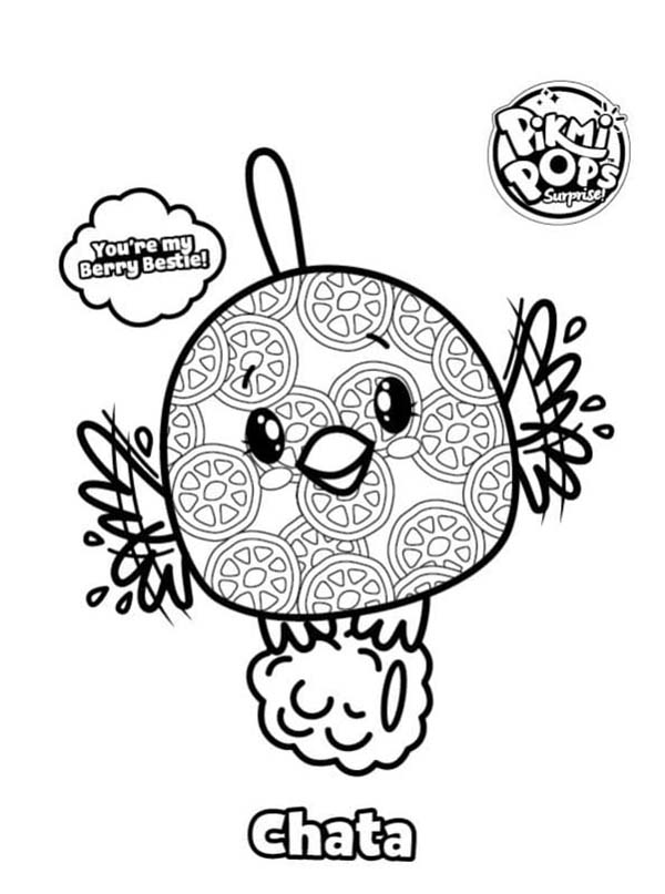 Coloriage Dessiner De Pikmi Pops Chata