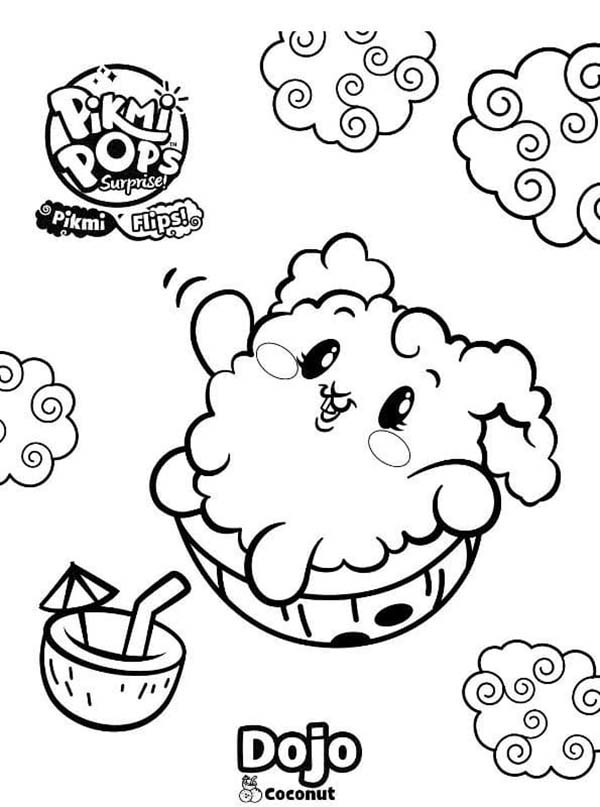 Coloriage Dessiner De Pikmi Pops Dojo