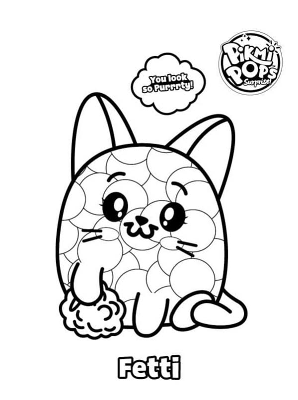 Coloriage Dessiner De Pikmi Pops Fetti